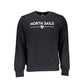 North Sails Black Cotton Men Sweater Mens Sweater