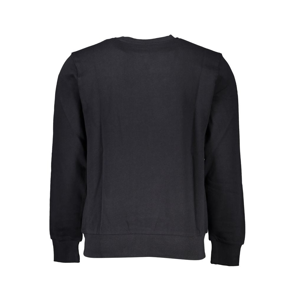 North Sails Black Cotton Men Sweater Mens Sweater