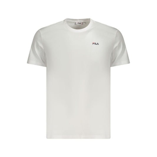 Fila White Cotton Men T-Shirt Mens T-Shirt