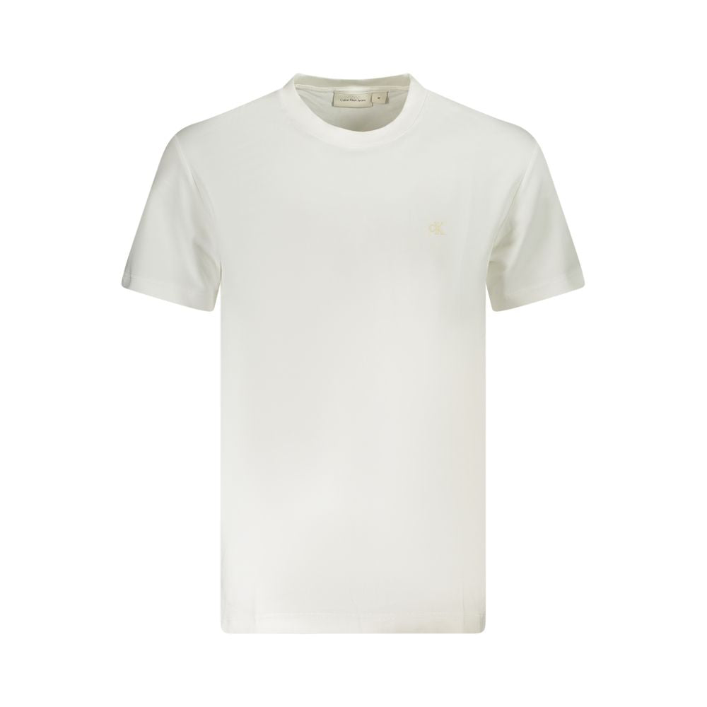 Calvin Klein Bianco Cotton Men T-Shirt