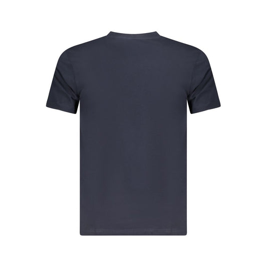 Cavalli Class Blue Cotton Men T-Shirt Mens T-Shirt
