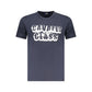 Cavalli Class Blue Cotton Men T-Shirt Mens T-Shirt