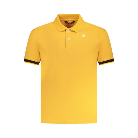K-WAY Orange Cotton Polo Shirt Mens T-Shirt