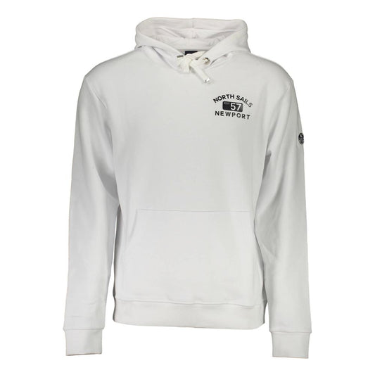 North Sails White Cotton Men Sweater Mens Sweater