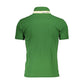 La Martina Sleek Green Slim Fit Polo with Contrast Detail Mens T-Shirt