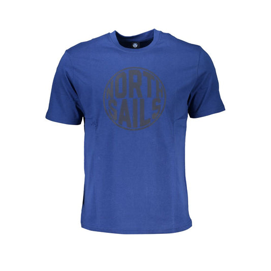 North Sails Blue Cotton T-Shirt Mens T-Shirt