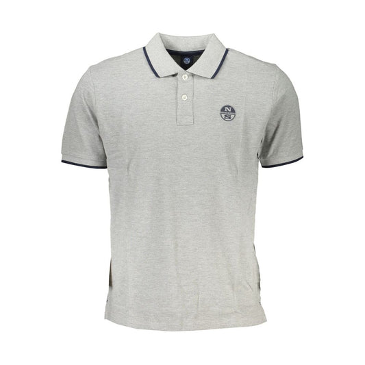 North Sails Brown Cotton Men Polo Shirt Mens T-Shirt