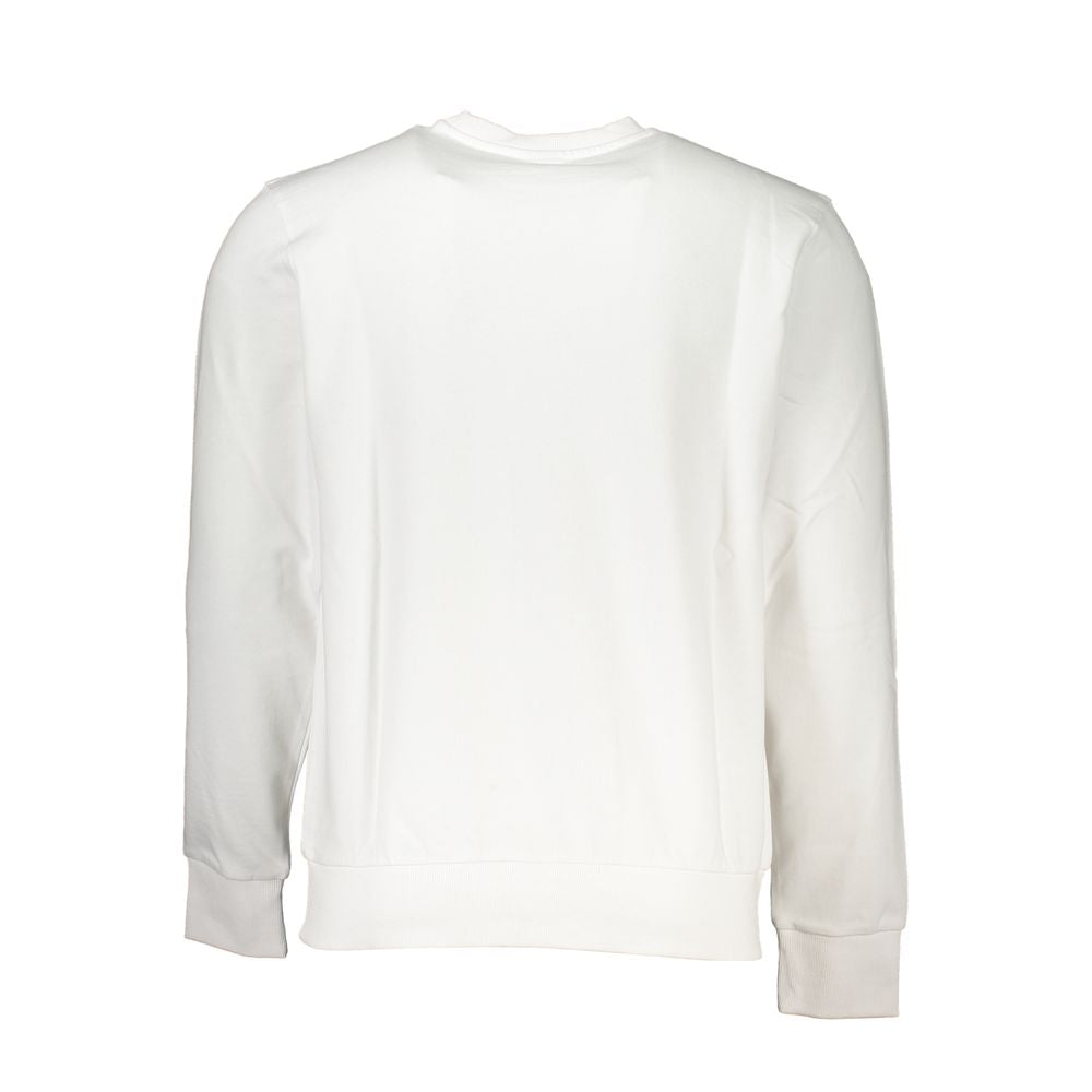 North Sails White Cotton Men Sweater Mens Sweater