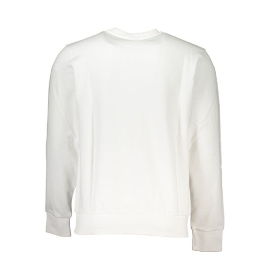North Sails White Cotton Men Sweater Mens Sweater