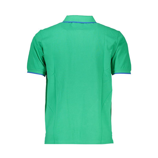 North Sails Green Cotton Polo Shirt Mens T-Shirt