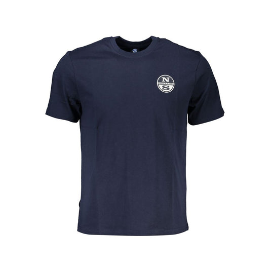 North Sails Blue Cotton T-Shirt Mens T-Shirt