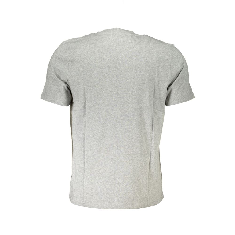 North Sails Gray Cotton T-Shirt Mens T-Shirt