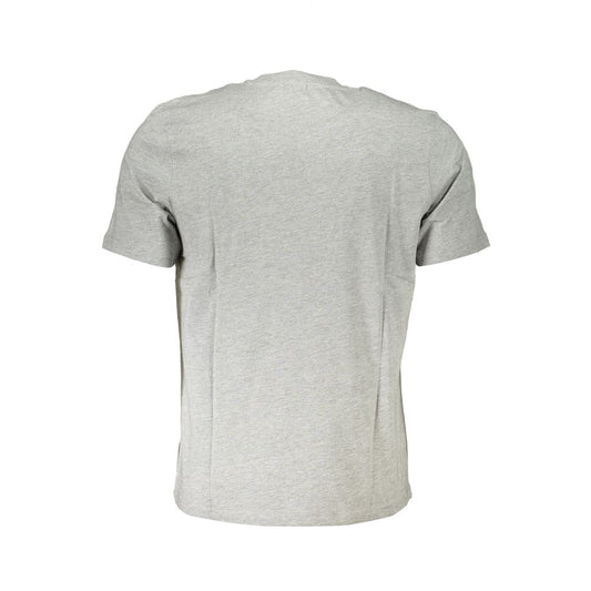 North Sails Gray Cotton T-Shirt Mens T-Shirt