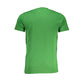Cavalli Class Green Cotton T-Shirt Mens T-Shirt