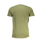 Cavalli Class Green Cotton T-Shirt Mens T-Shirt