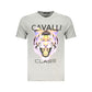 Cavalli Class Brown Cotton Men T-Shirt Mens T-Shirt