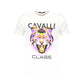 Cavalli Class Bianco Cotton Men T-Shirt
