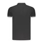 Cavalli Class Black Cotton Polo Shirt