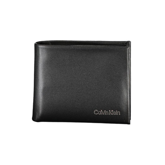 Calvin Klein Black Polyester Men Wallet Mens Wallet