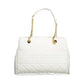 Mario Valentino White Polyethylene Handbag