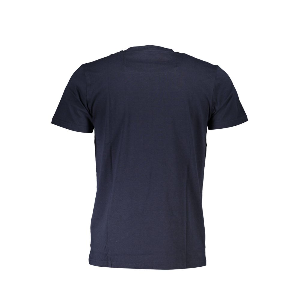 Cavalli Class Blue Cotton Men T-Shirt Mens T-Shirt