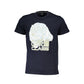 Cavalli Class Blue Cotton Men T-Shirt Mens T-Shirt