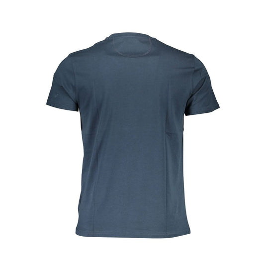 La Martina Blue Cotton Men T-Shirt Mens T-Shirt