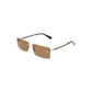 Calvin Klein Beige Metal Women Sunglasses