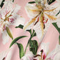 Dolce & Gabbana Pink Lily Viscose Sheath Stretch Midi Dress
