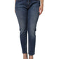 Dolce & Gabbana Blue Low Waist Cotton Skinny Denim Jeans