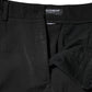 Dolce & Gabbana Black High Waisted Tapered STAFF Pants