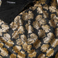 Dolce & Gabbana Black Gold Floral Print Jacquard Mini Skirt
