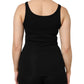 Dolce & Gabbana Black Cotton Stretch Sleeveless Women Tank Top