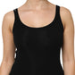 Dolce & Gabbana Black Cotton Stretch Sleeveless Women Tank Top