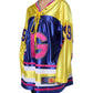 Dolce & Gabbana Multicolor Polyester Long Sleeves V-Neck Top