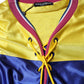Dolce & Gabbana Multicolor Polyester Long Sleeves V-Neck Top