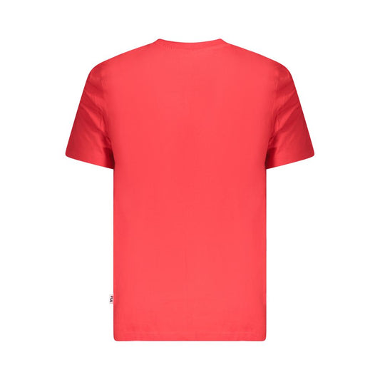Fila Red Cotton Men T-Shirt Mens T-Shirt
