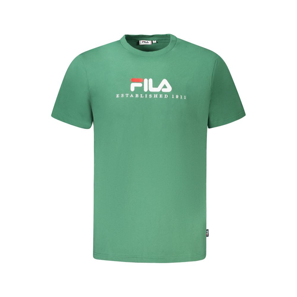 Fila Verde Cotton Unisex T-Shirt Mens T-Shirt