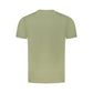 Cavalli Class Green Cotton Men T-Shirt Mens T-Shirt