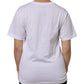 Dolce & Gabbana White Cotton Short Sleeve V-Neck Top T-shirt