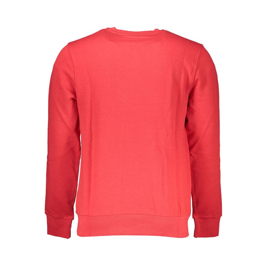 North Sails Red Cotton Men Sweater Mens Sweater