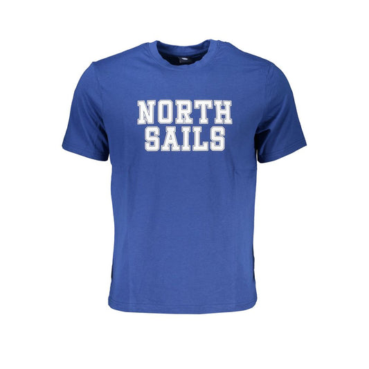 North Sails Blue Cotton T-Shirt Mens T-Shirt