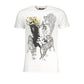 Cavalli Class White Cotton T-Shirt Mens T-Shirt