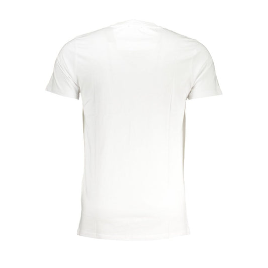 Cavalli Class White Cotton T-Shirt Mens T-Shirt