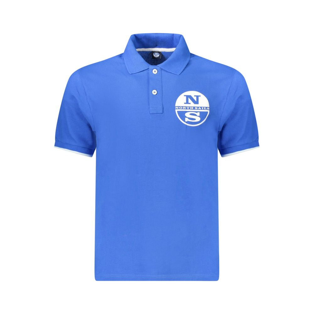 North Sails Blue Cotton Polo Shirt
