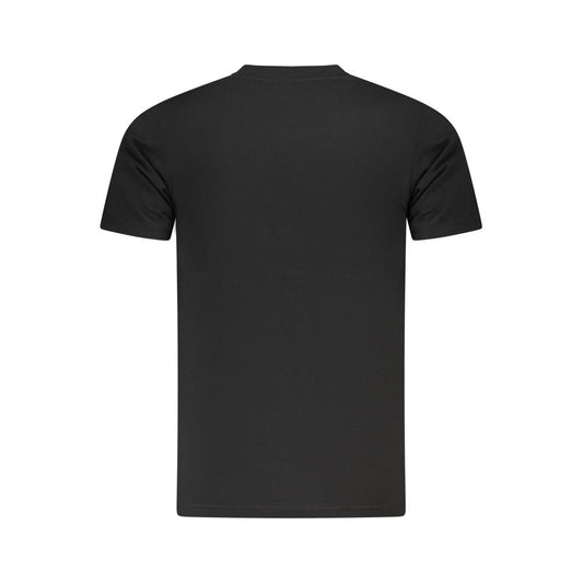Cavalli Class Black Cotton Men T-Shirt Mens T-Shirt