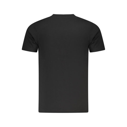 Cavalli Class Black Cotton Men T-Shirt Mens T-Shirt