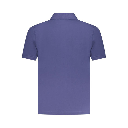 K-WAY Blue Cotton Polo Shirt Mens T-Shirt
