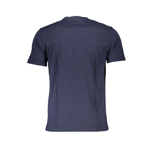 Cavalli Class Blue Cotton T-Shirt Mens T-Shirt