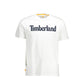 Timberland Bianco Organic Cotton Men's T-Shirt
